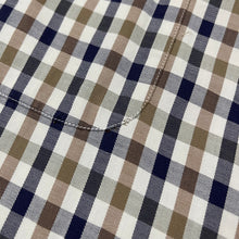 Load image into Gallery viewer, Aquascutum House Check Short Sleeved Shirt - Medium (M) PTP 22.25"