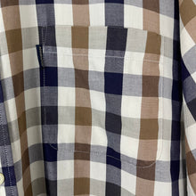 Load image into Gallery viewer, Aquascutum Block Check Short Sleeved Shirt - Large (L) PTP 25.5"