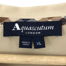 Load image into Gallery viewer, Aquascutum Beige / Check Short Sleeved T-Shirt - Extra Large (XL) PTP 22"
