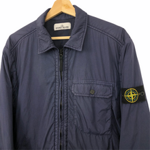 Load image into Gallery viewer, Stone Island Purple Zip Up Overshirt - Large (L) PTP 20.5"