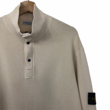 Load image into Gallery viewer, Stone Island Cream Half Zip Sweater - Double Extra Large (XXL) PTP 25.5"