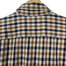 Load image into Gallery viewer, Aquascutum House Check Long Sleeved Shirt - Medium (M) PTP 20.75"