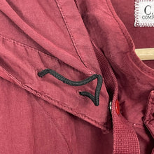 Load image into Gallery viewer, C.P Company Burgundy Goggle Hooded Overshirt - Triple Extra Large (XXXL) PTP 24"
