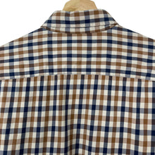 Load image into Gallery viewer, Aquascutum House Check Long Sleeved Shirt - Large (L) PTP 22"