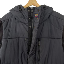 Load image into Gallery viewer, Paul and Shark Navy Hooded Logo Gilet Body Warmer - Six Extra Large (6XL) PTP 30"