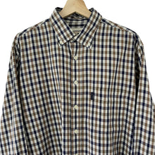 Load image into Gallery viewer, Aquascutum House Check Long Sleeved Shirt - Extra Large (XL) PTP 26"