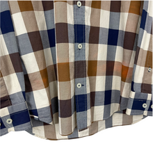 Load image into Gallery viewer, Aquascutum Block Check Long Sleeved Shirt - Small (S) PTP 20.25"