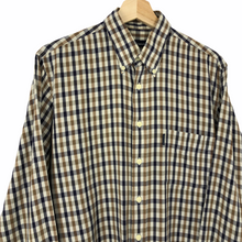 Load image into Gallery viewer, Aquascutum House Check Long Sleeved Shirt - Medium (M) PTP 22.5"