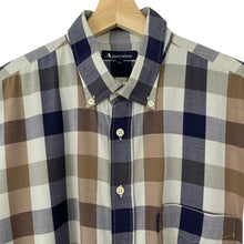 Load image into Gallery viewer, Aquascutum Block Check Short Sleeved Shirt - Extra Large (XL) PTP 24.5"