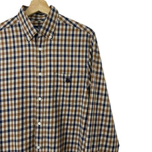 Load image into Gallery viewer, Aquascutum House Check Long Sleeved Shirt - Medium (M) PTP 20.75"