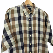 Load image into Gallery viewer, Aquascutum Block Check Short Sleeved Shirt - Extra Large (XL) PTP 23.5"