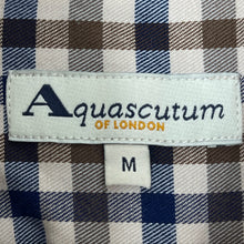 Load image into Gallery viewer, Aquascutum House Check Long Sleeved Shirt - Medium (M) PTP 23.75"