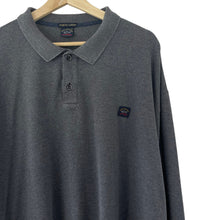 Load image into Gallery viewer, Paul and Shark Grey Long Sleeved Polo - Five Extra Large (5XL) PTP 31"