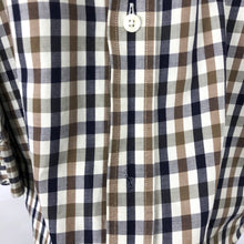Load image into Gallery viewer, Aquascutum House Check Long Sleeved Shirt - Large (L) PTP 25"