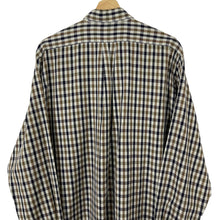Load image into Gallery viewer, Aquascutum House Check Long Sleeved Shirt - Large (L) PTP 24.5"