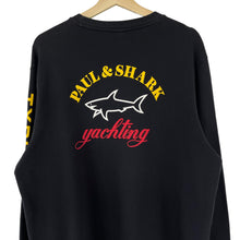 Load image into Gallery viewer, Paul and Shark Black Tyhoon 2000 Sweater - Extra Large (XL) PTP 24"