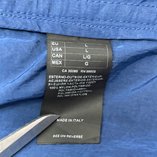 Load image into Gallery viewer, Paul and Shark Blue Nylon Shimmer Overshirt - Large (L) PTP 21"