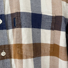 Load image into Gallery viewer, Aquascutum Block Check Flannel Long Sleeved Shirt - Large (L) PTP 22"