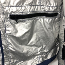 Load image into Gallery viewer, Ma.Strum Blue Multi Pocket Hooded Sniper Jacket - Medium (M) PTP 22"