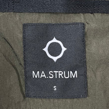Load image into Gallery viewer, Ma.Strum Khaki Multi Pocket Hooded Crystal Nylon Jacket - Small (S) PTP 21.25"