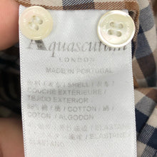Load image into Gallery viewer, Aquascutum House Check Short Sleeved Shirt - Medium (M) PTP 20.5"