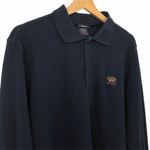 Load image into Gallery viewer, Paul and Shark Navy Long Sleeved Polo - Large (L) PTP 20.5"