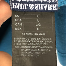 Load image into Gallery viewer, Paul and Shark Blue Short Sleeved Logo T-Shirt - Large (L) PTP 19"