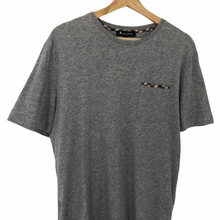 Load image into Gallery viewer, Aquascutum Grey Short Sleeved Pocket T-Shirt - Medium (M) PTP 21"