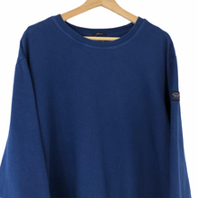 Load image into Gallery viewer, Paul and Shark Blue Crew Neck Logo Sweater - Triple Extra Large (XXXL) PTP 25.25"