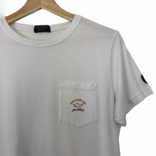 Load image into Gallery viewer, Paul and Shark White Short Sleeved Pocket T-Shirt - Medium (M) PTP 19.5"