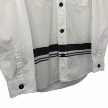 Load image into Gallery viewer, Stone Island Marina White Button Up Overshirt - Medium (M) PTP 21"