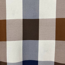 Load image into Gallery viewer, Aquascutum Block Check Short Sleeved Polo - Large (L) PTP 22"