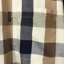 Load image into Gallery viewer, Aquascutum Block Check Short Sleeved Shirt - Large (L) PTP 24.5"