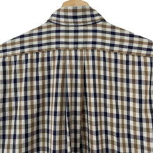 Load image into Gallery viewer, Aquascutum House Check Short Sleeved Shirt - Small (S) PTP 20"