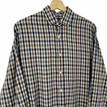Load image into Gallery viewer, Aquascutum House Check Long Sleeved Shirt - Small (S) PTP 21"