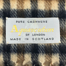 Load image into Gallery viewer, Aquascutum Classic House Check Pure Cashmere Scarf - One Size Fits All