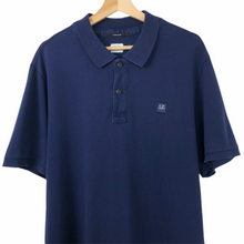 Load image into Gallery viewer, C.P Company Navy Blue Short Sleeved Polo - Extra Large (XL) PTP 23.5"