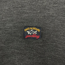 Load image into Gallery viewer, Paul and Shark Bretagne Grey Crew Neck Sweater - Large (L) PTP 25.25"