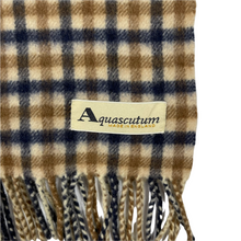 Load image into Gallery viewer, Aquascutum Classic House Check Lambswool / Cashmere Scarf - One Size Fits All