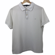 Load image into Gallery viewer, Aquascutum White Short Sleeved Logo Polo - Medium (M) PTP 20"