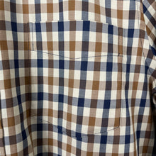 Load image into Gallery viewer, Aquascutum House Check Long Sleeved Shirt - Medium (M) PTP 21.5"