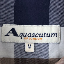 Load image into Gallery viewer, Aquascutum Block Check Short Sleeved Shirt - Medium (M) PTP 23.25"