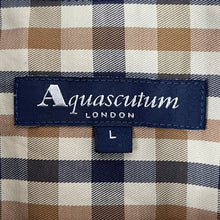 Load image into Gallery viewer, Aquascutum House Check Short Sleeved Shirt - Large (L) PTP 23.5"