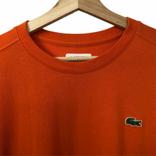 Load image into Gallery viewer, Lacoste Orange Short Sleeved Logo T-Shirt - Large (L) PTP 22.5"