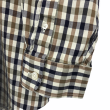 Load image into Gallery viewer, Aquascutum House Check Long Sleeved Shirt - Extra Large (XL) PTP 26"