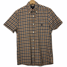 Load image into Gallery viewer, Aquascutum House Check Short Sleeved Shirt - Small (S) PTP 20"