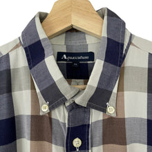 Load image into Gallery viewer, Aquascutum Block Check Short Sleeved Shirt - Extra Large (XL) PTP 24.5"