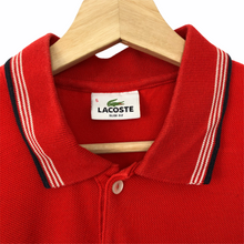 Load image into Gallery viewer, Lacoste Red Short Sleeved Polo - Medium (M) PTP 20.5"