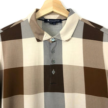 Load image into Gallery viewer, Aquascutum Block Check Short Sleeved Polo - Small (S) PTP 21"