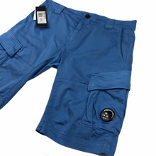 Load image into Gallery viewer, C.P Company Light Blue Bermuda Cargo Shorts - 46 (W 30")